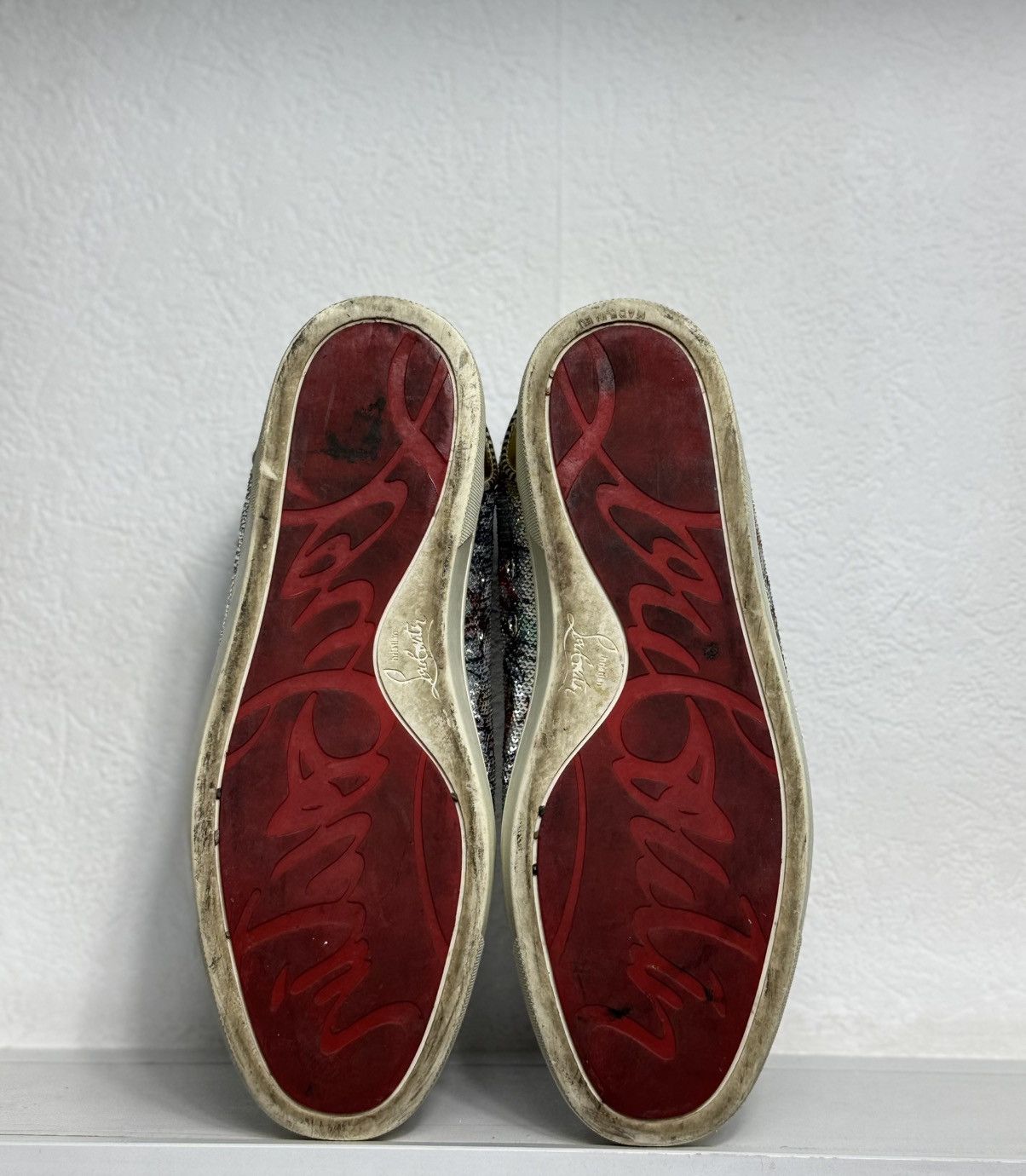 Christian Louboutin Christian Louboutin Graffiti Sequin High Sneakers Size 41 Size US 8 / EU 41 - 5 Thumbnail