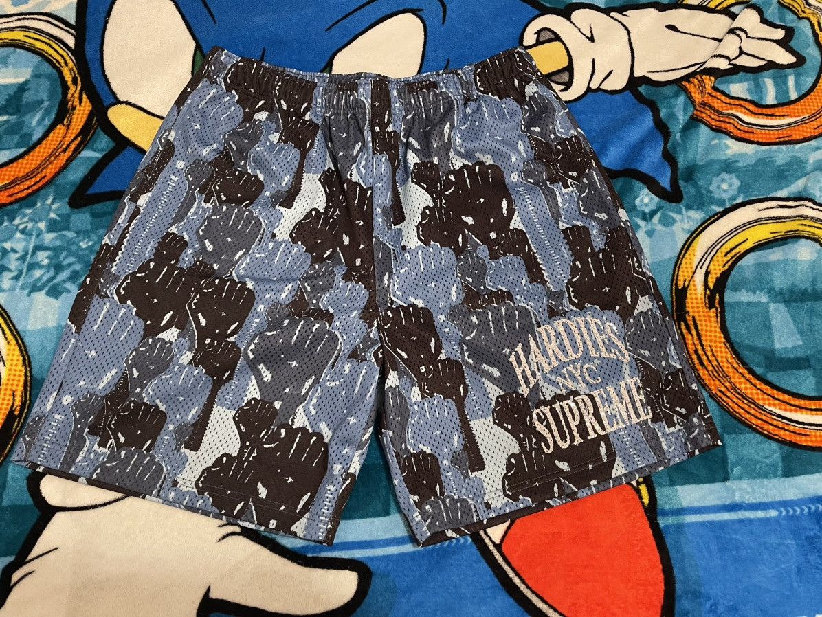 image of Hardies Hardware x Supreme Hardies Basketball Shorts in Blue, Men's (Size 31)