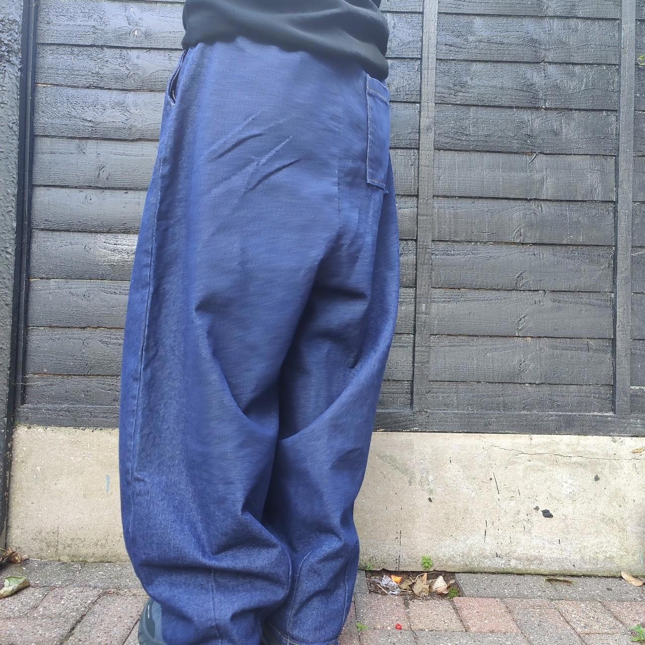 Other Japanese Denim Wide Leg Balloon Pants Size US 32 / EU 48 - 4 Thumbnail