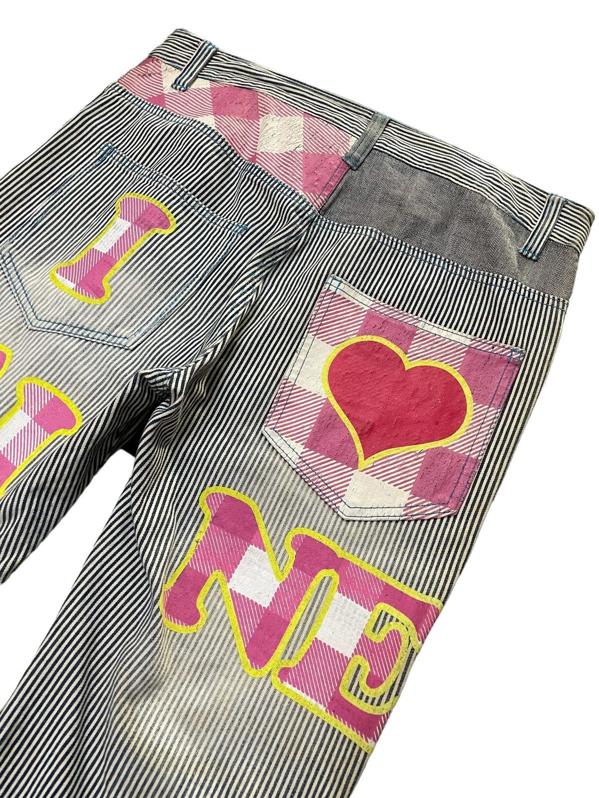 Hysteric Glamour Clone Devgru Hickory Stripe Love Surf Denim Pants Size US 34 / EU 50 - 15 Thumbnail