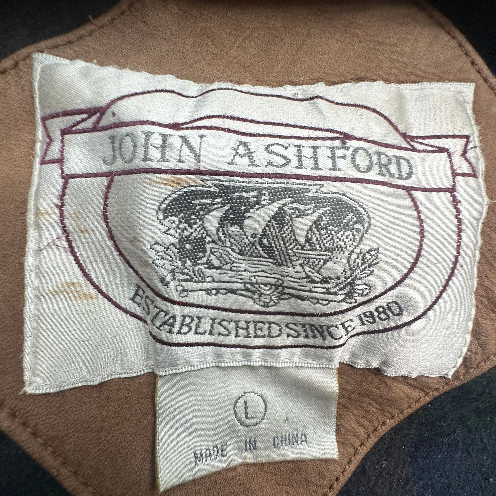 John Ashford VTG John Ashford Suede Leather Barn Chore Work Coat Large Size US L / EU 52-54 / 3 - 3 Thumbnail