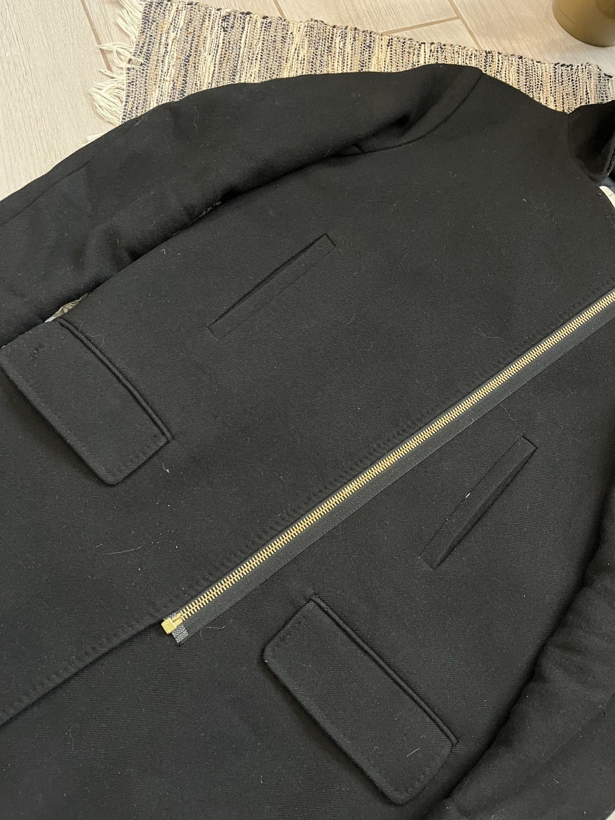 Sandro Sandro Wool Coat Black parka insulated luxury minimalistic Size XS / US 0-2 / IT 36-38 - 12 Thumbnail