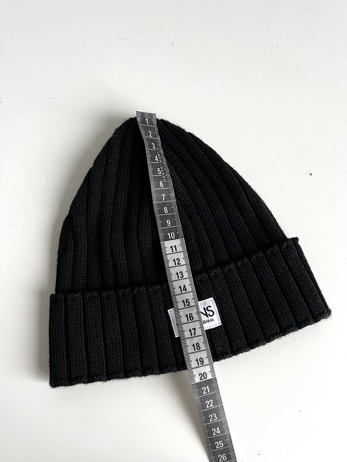 Dolce & Gabbana × Vintage Vintage 1990s Dolce&Gabbana Jeans Merino Blend Beanie Hat Size ONE SIZE - 10 Thumbnail