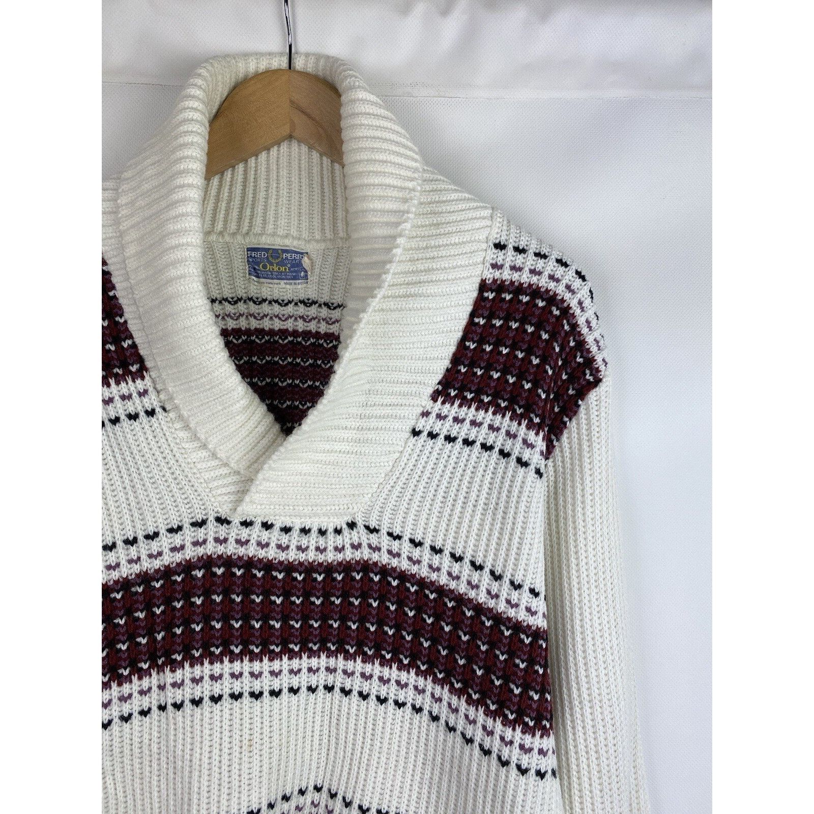 Fred Perry Fred Perry vintage men’s shawl collar sweater pullover Size US M / EU 48-50 / 2 - 5 Thumbnail