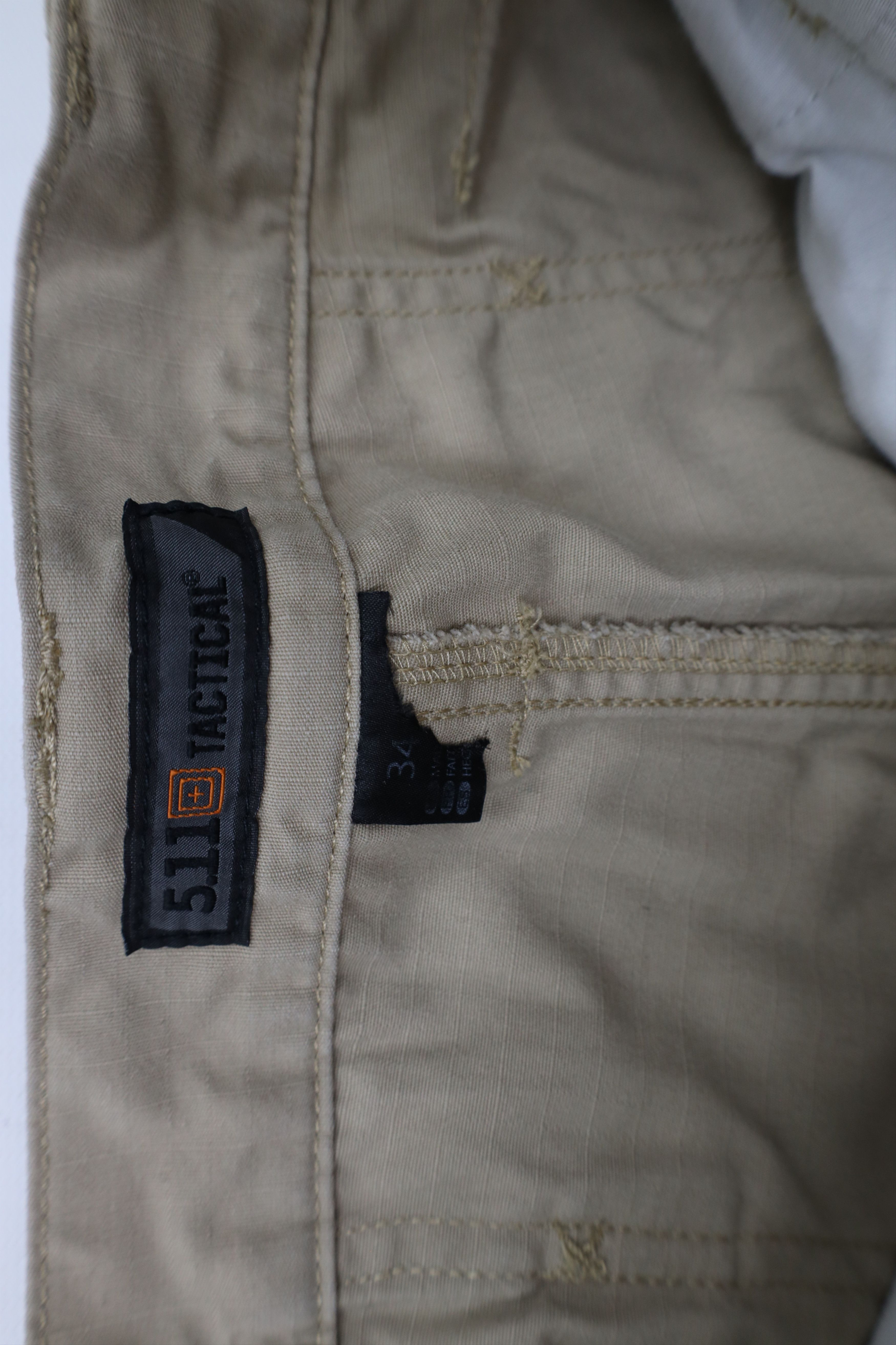 Vintage 5.11 Tactical Series Pro Double Knee Cargo Pants Beige AS IS Size US 34 / EU 50 - 8 Thumbnail