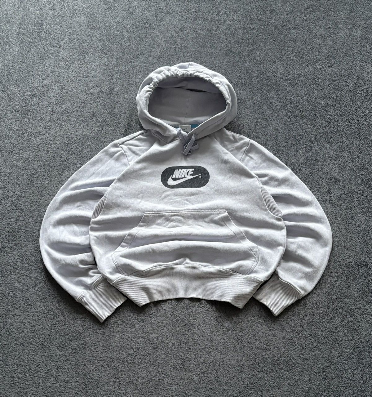 Nike 90s Nike Vintage Oversized Big Logo Retro Hoodie Y2K Rare Size US S / EU 44-46 / 1 - 1 Thumbnail