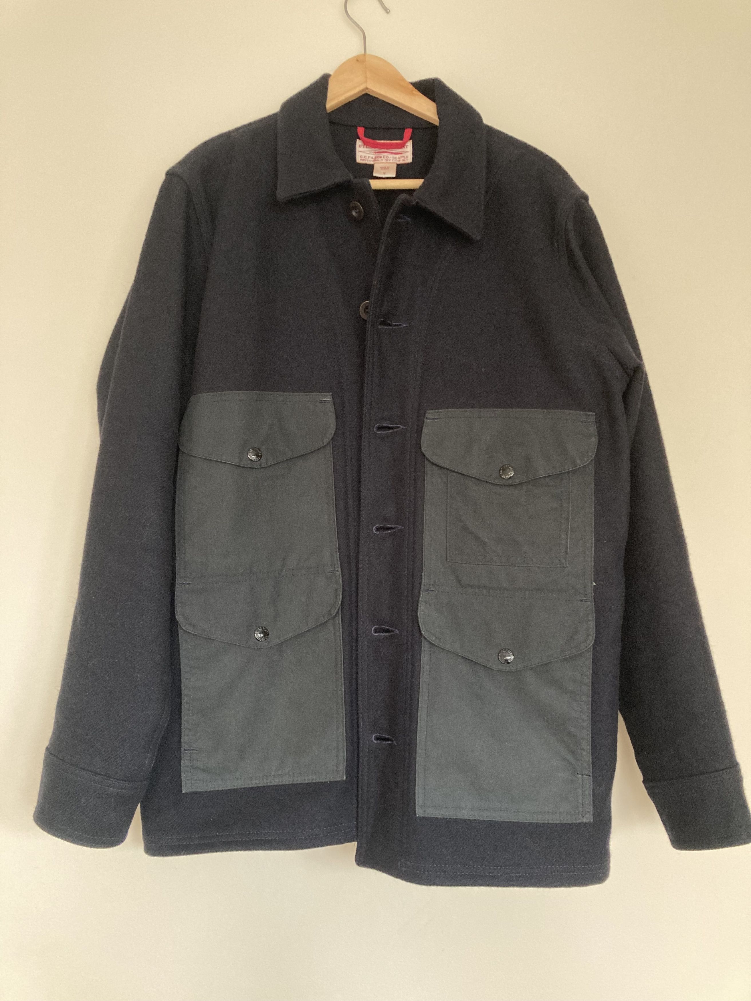 Filson Rare Filson Mackinaw Wool Cruiser Jacket M USA Black/Grey Size US M / EU 48-50 / 2 - 1 Thumbnail