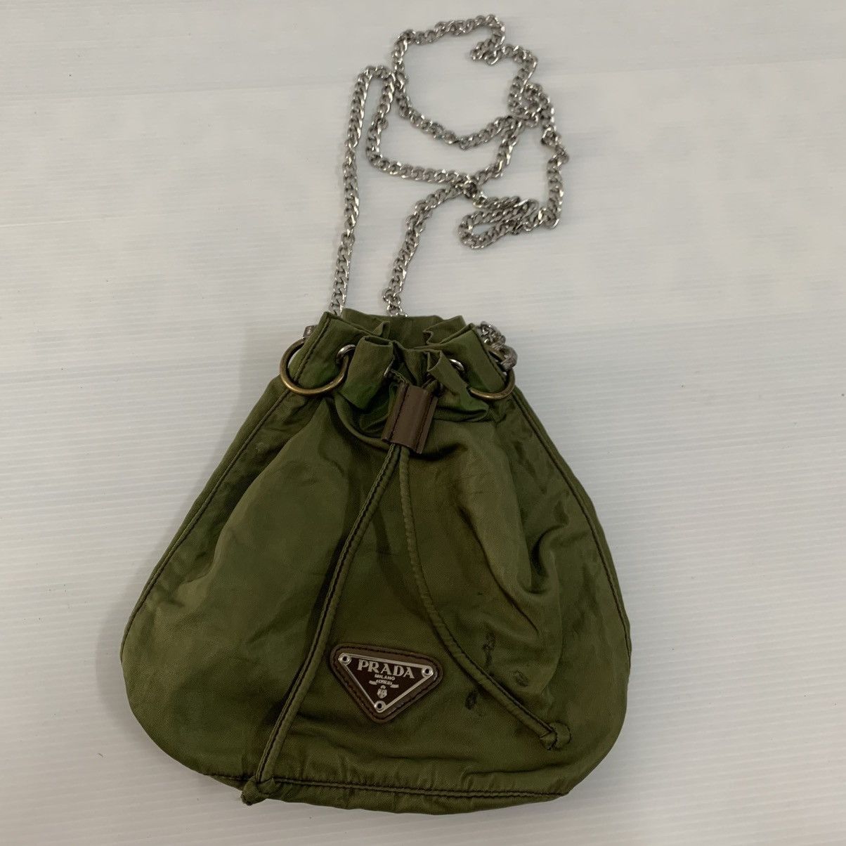 Prada Prada Nylon Bucket Sling Bag Size ONE SIZE - 1 Thumbnail