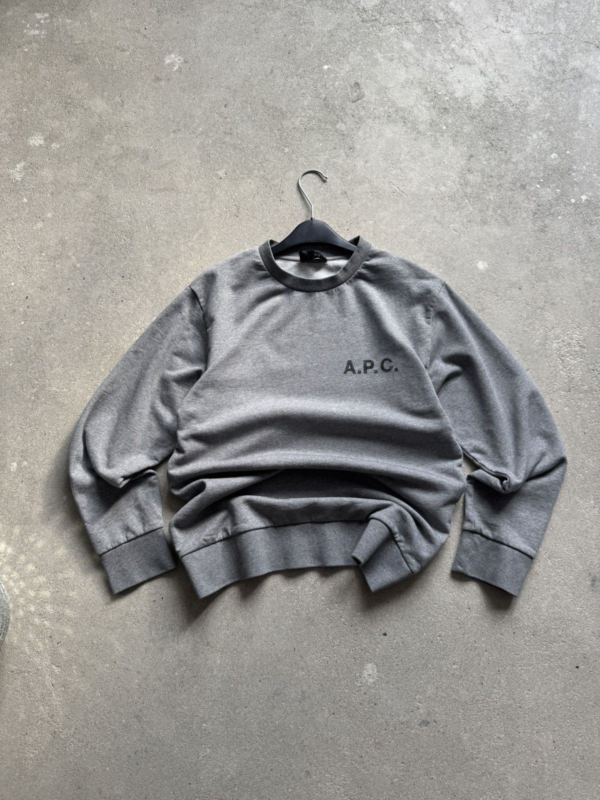 A.P.C. Vintage A.P.C Sweatshirt Grey Size US S / EU 44-46 / 1 - 5 Thumbnail