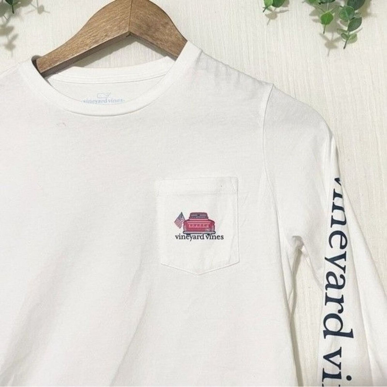 Vineyard Vines Vineyard Vines Kids Medium Americana Gameday T-Shirt White Size M / US 6-8 / IT 42-44 - 4 Thumbnail