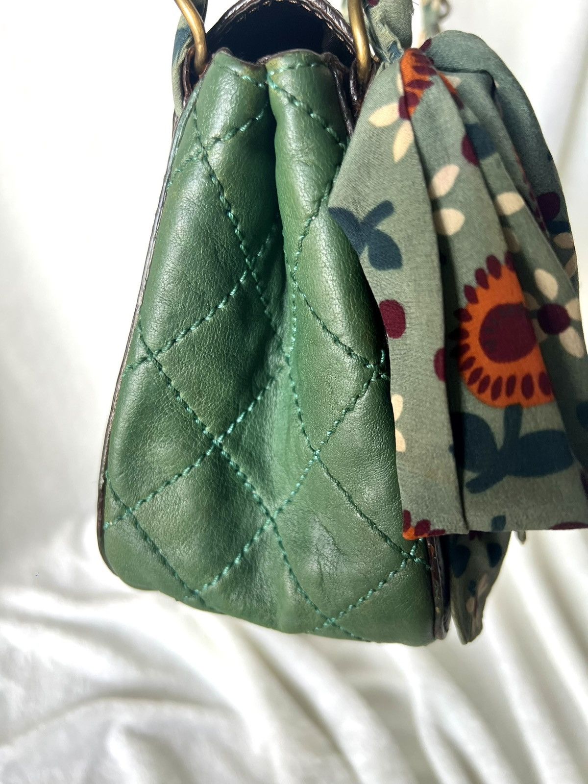 Moschino Moschino “Chain Scarf Green” Shoulder Bag Size ONE SIZE - 4 Thumbnail