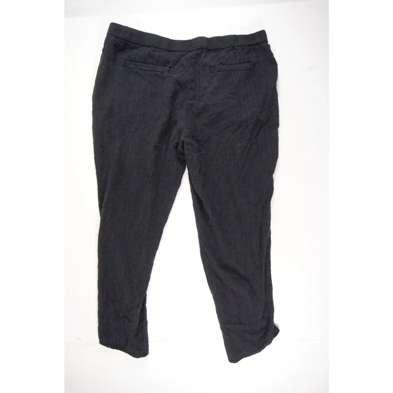 Marine Layer Marine Layer Women’s Allison Pants Casual Trousers Regular Fit Black Large Spandex Tencel Ankle 25in Inseam Mens? Women? (Gender: Womens) Size 36" / US 14 / IT 50 - 5 Thumbnail