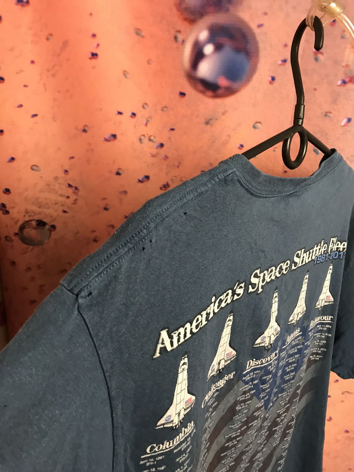 Vintage Vintage Americas Pride The space centre program t shirt Size US L / EU 52-54 / 3 - 4 Thumbnail