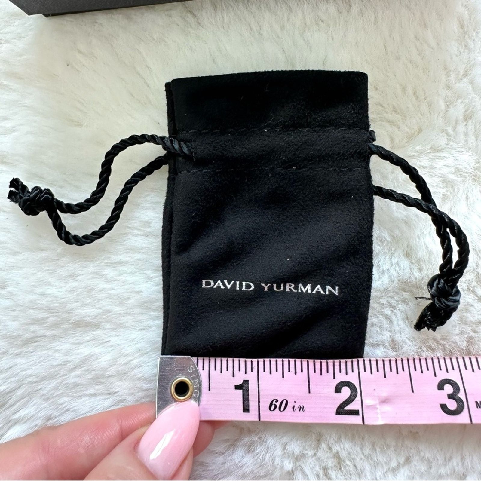 NEW David Yurman unstitching jewelry pouch