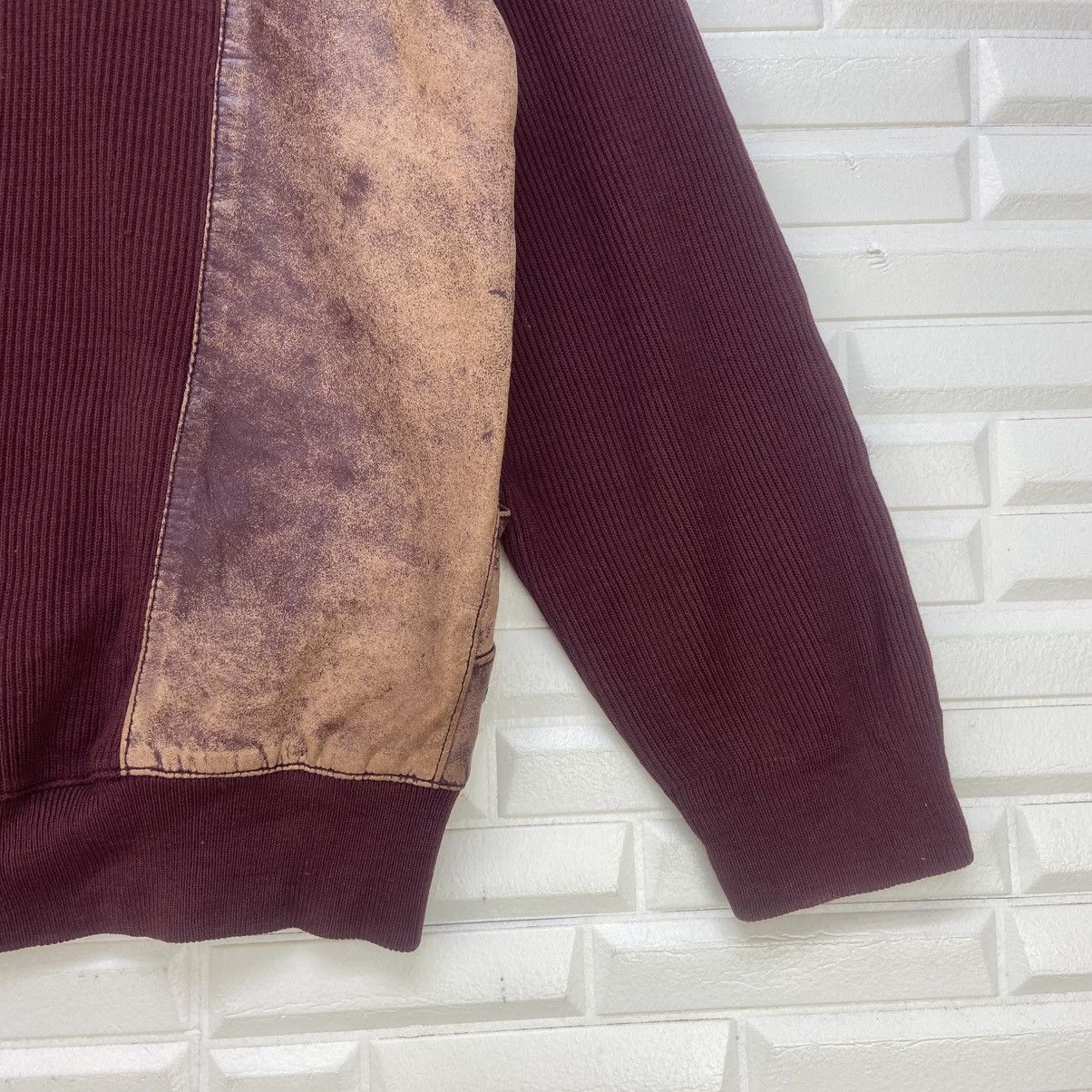 Vintage Vintage 80s Lainez Madrid Leather + Knit Jacket Size US S / EU 44-46 / 1 - 12 Thumbnail