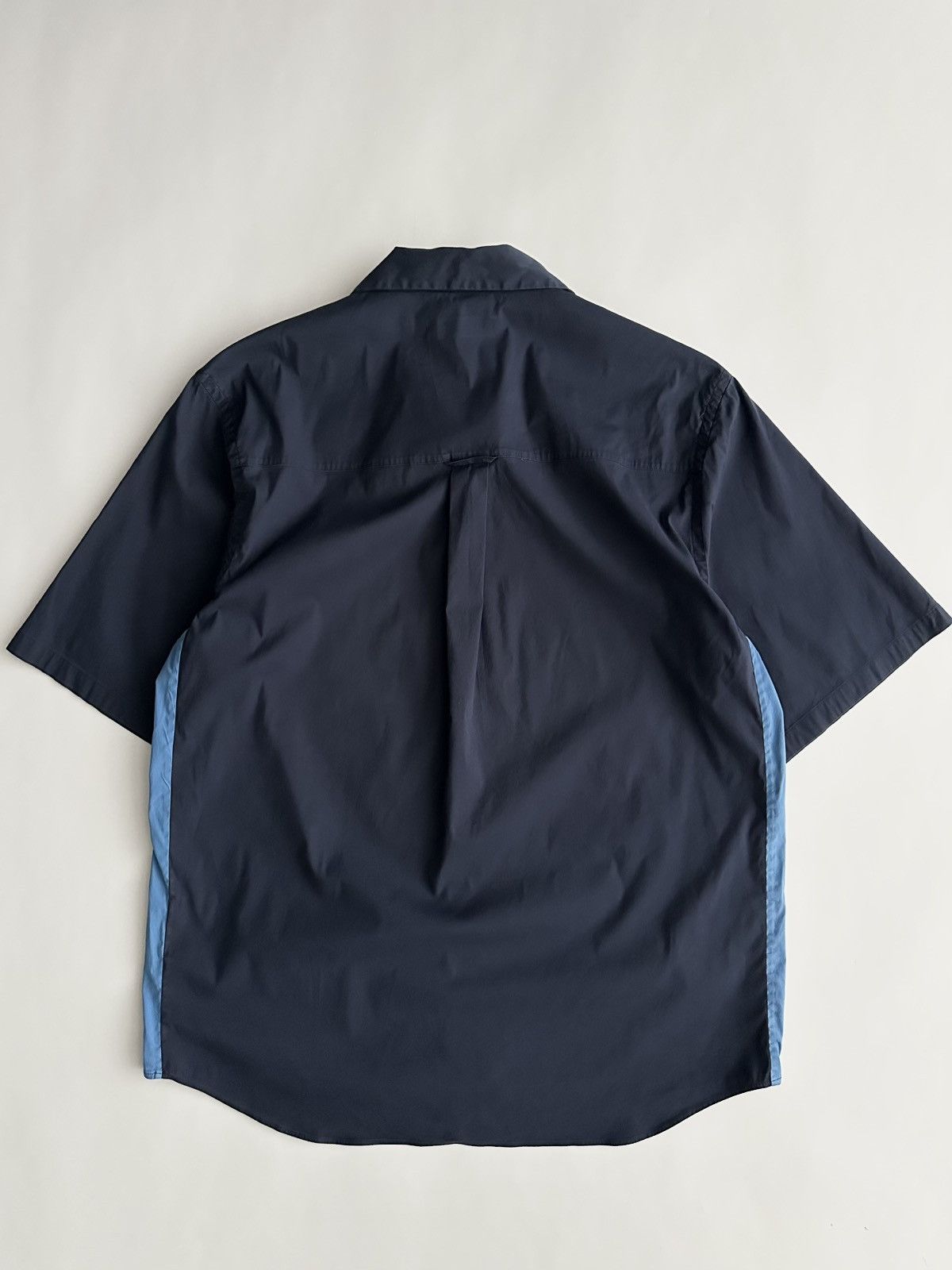 Prada Prada Chest Logo Shortsleeve Bowling Shirt Size US L / EU 52-54 / 3 - 2 Thumbnail