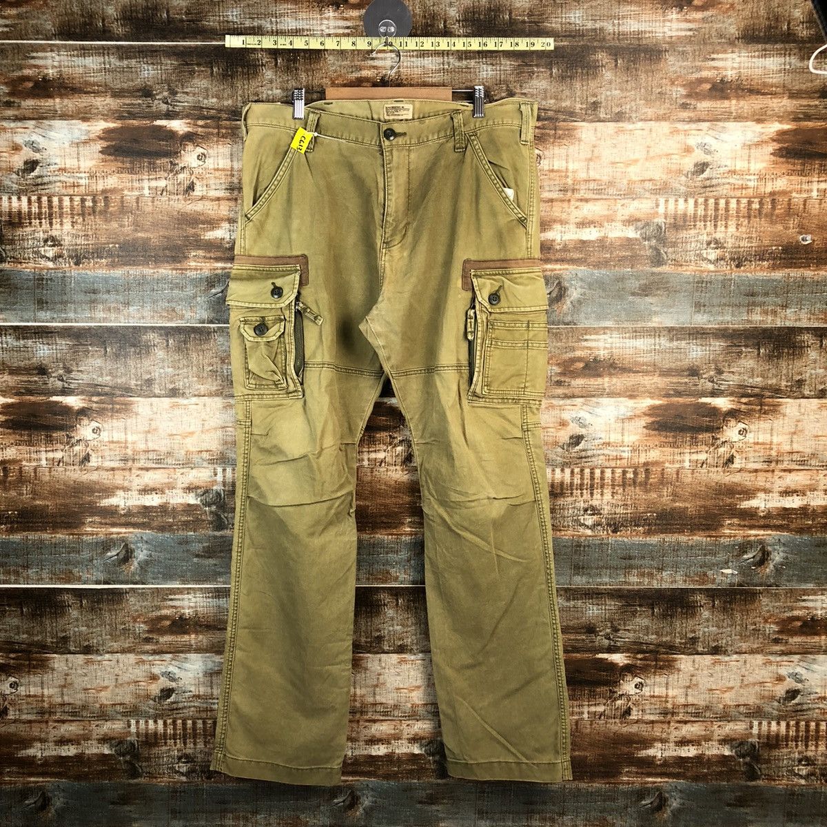 Alpha Industries DL Alpha Industries Green Cargo Multipocket Pants #C613 Size US 34 / EU 50 - 1 Thumbnail