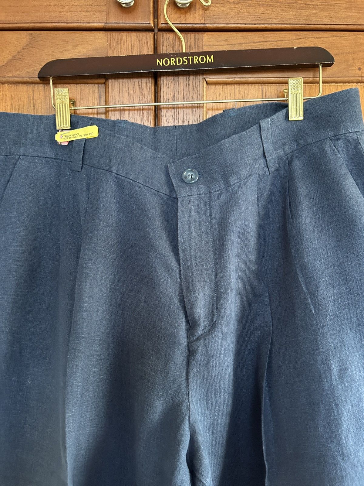 Minted New York 🚀 Minted NY Linen Pleated Trousers🚀 Size US 36 / EU 52 - 5 Thumbnail