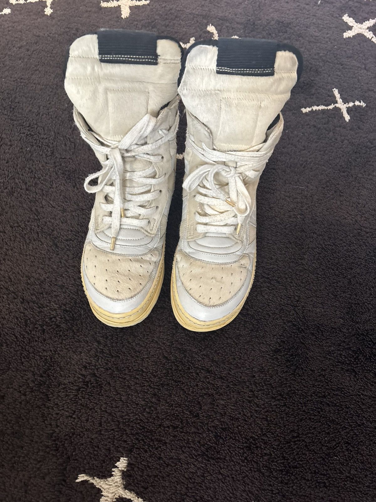 Rick Owens FW08 Rick Owens Milk Ponyhair Dunk Size US 8 / EU 41 - 2 Thumbnail