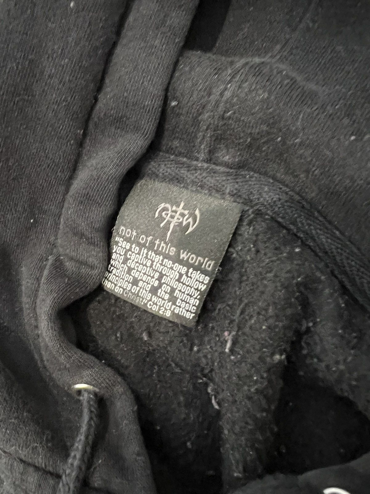 Vintage Not of this world christian jesus hoodie Size US S / EU 44-46 / 1 - 4 Thumbnail