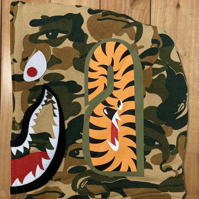 Bape KIDSUPER × BAPE CAMO Shark Full Zip Hoodie a bathing ape Size US L / EU 52-54 / 3 - 4 Thumbnail