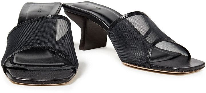 By Far o1mle1224 Mash Mules in Black Size US 7 / IT 37 - 2 Thumbnail