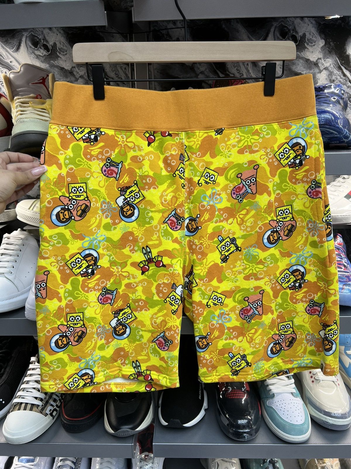 Bape Bape x SpongeBob Sweatshorts Size US 40 / EU 56 - 1 Thumbnail