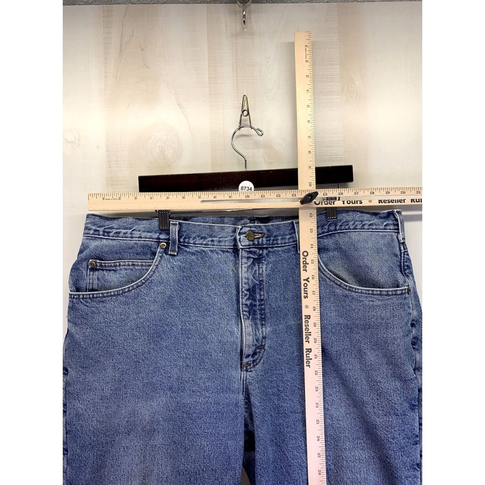 Vintage VINTAGE LL Bean Denim Jeans Unisex Flannel Lined 40x30 1990s Blue Mens Womens Boys Girls Shoes? Size 27" / US 4 / IT 40 - 2 Thumbnail