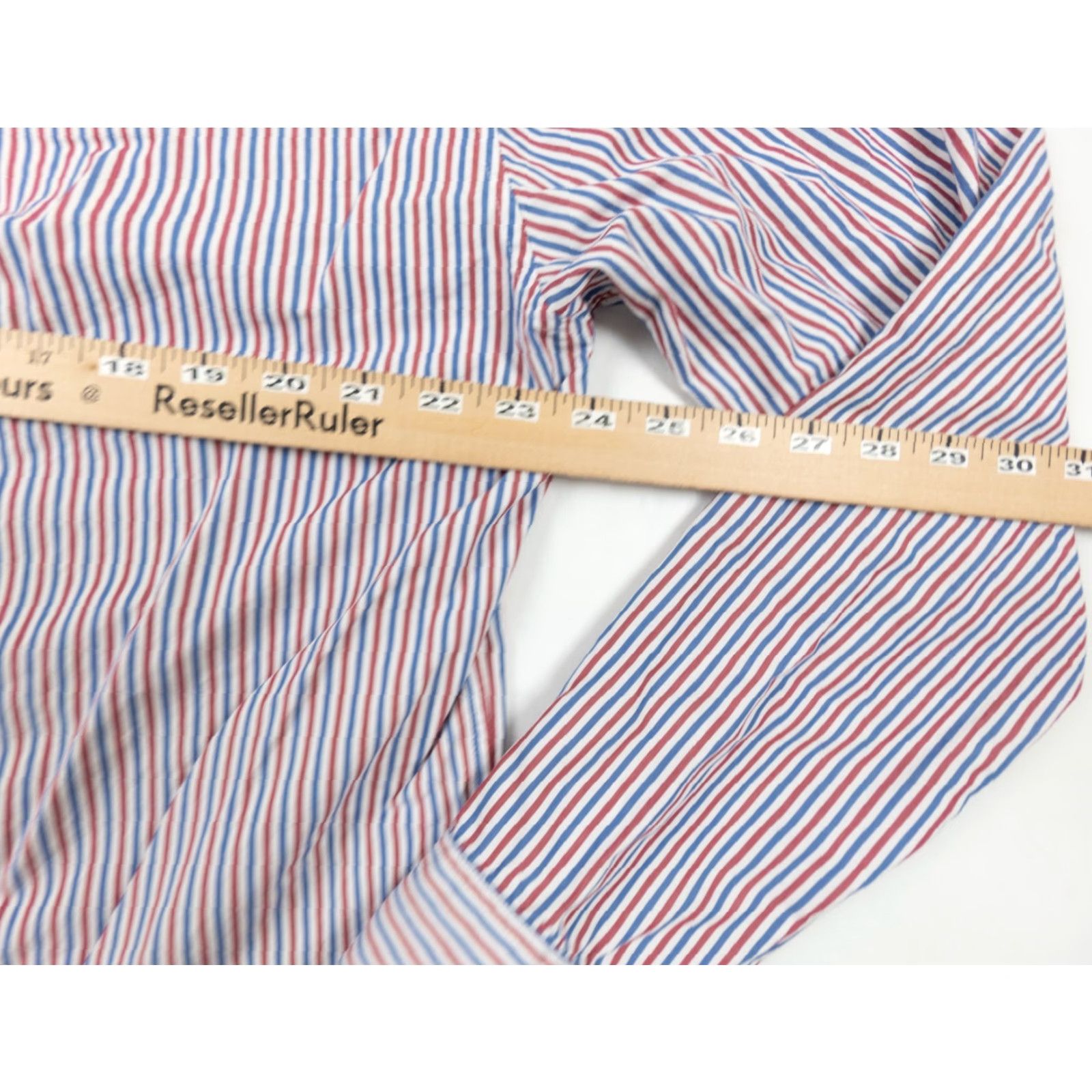 J.Crew J.Crew Men’s Button-Down Shirt XL Long Sleeve Striped Cotton Multicolor Classic Fit Adult MENS Size US XL / EU 56 / 4 - 7 Thumbnail