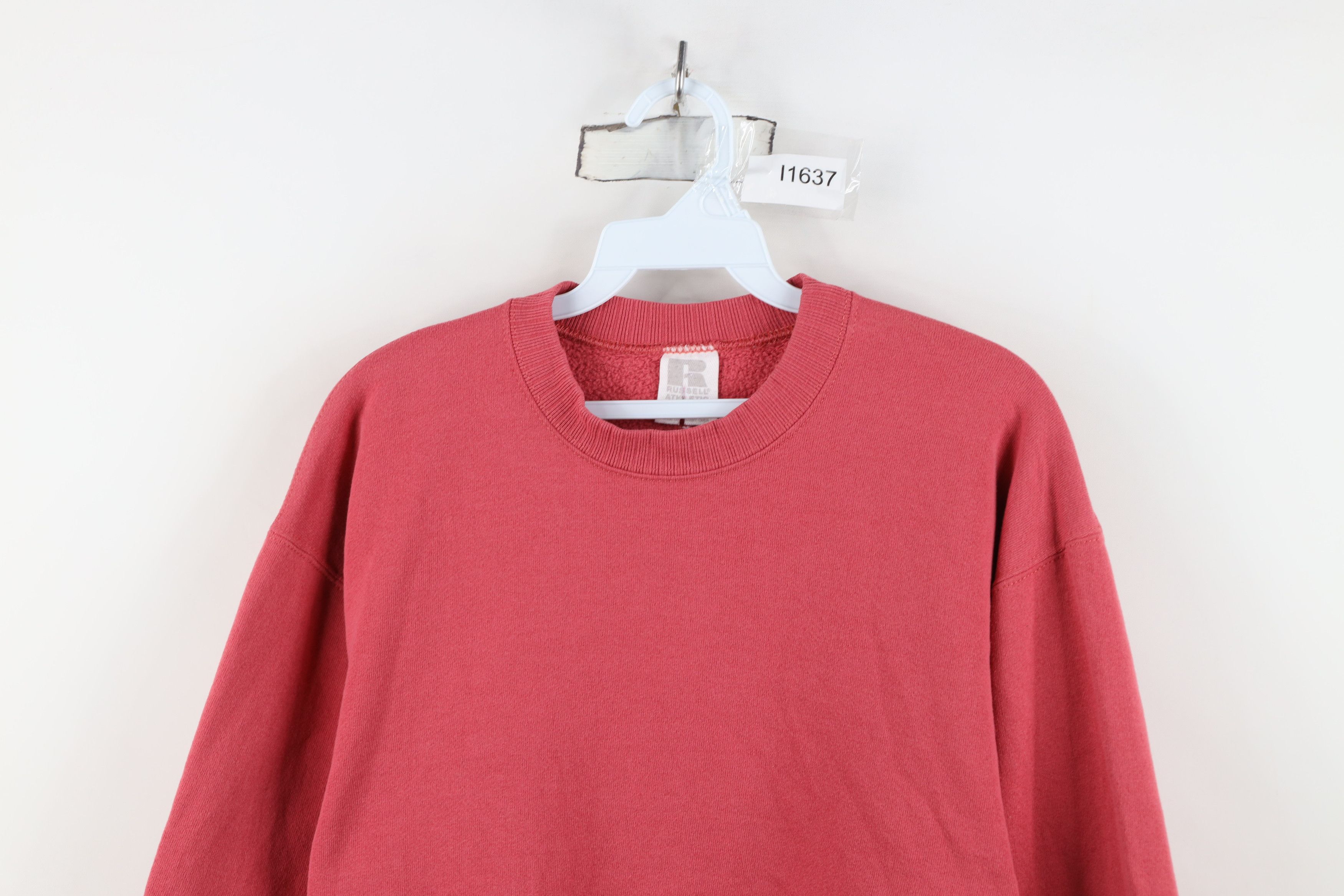 Russell Athletic Vintage 90s Russell Athletic Crewneck Sweatshirt Pink USA Size M / US 6-8 / IT 42-44 - 2 Thumbnail