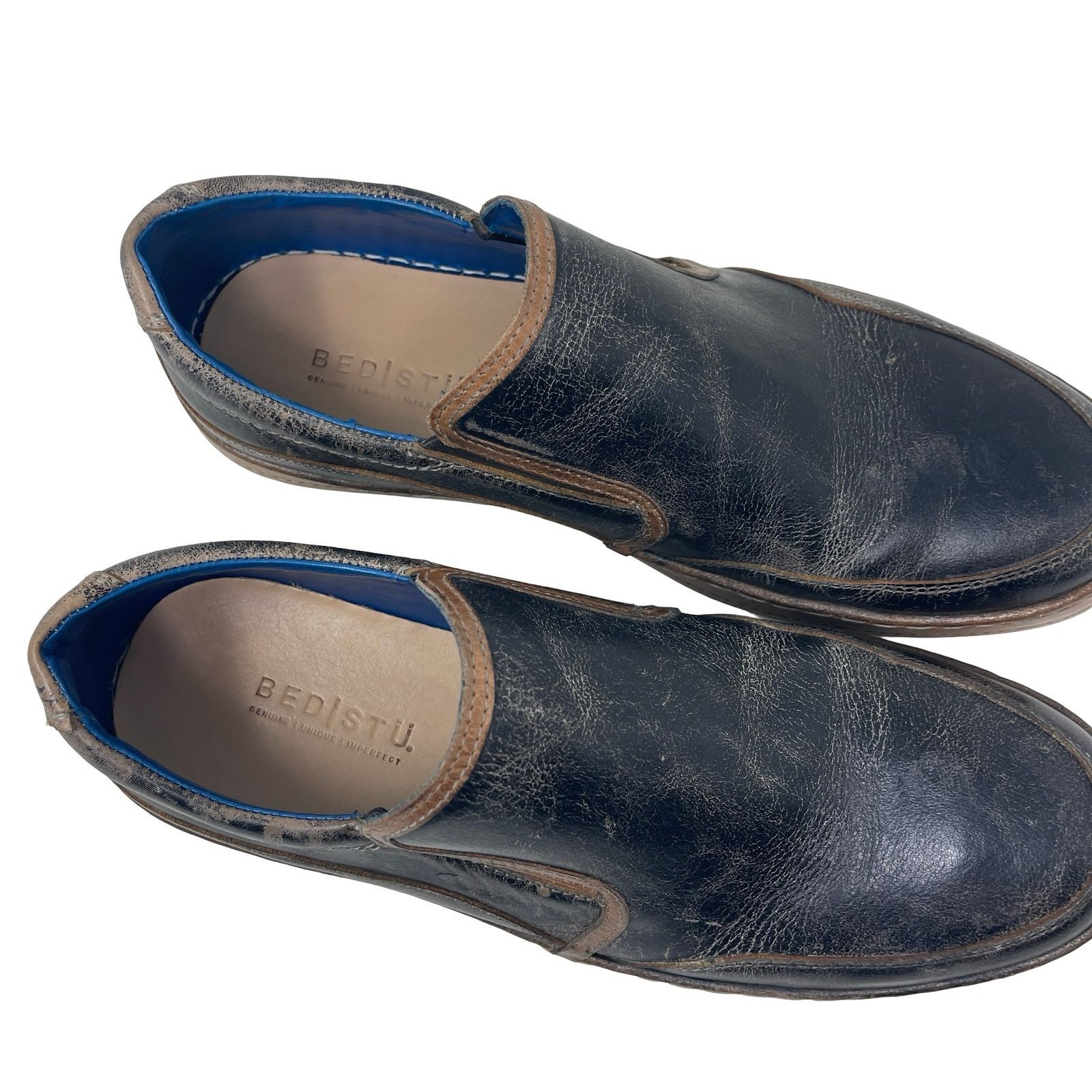 Bed Stu Bed Stu Freestyle Leather Loafer Sneake Black Lux Tan Rustic Size US 10.5 / EU 43-44 - 4 Thumbnail