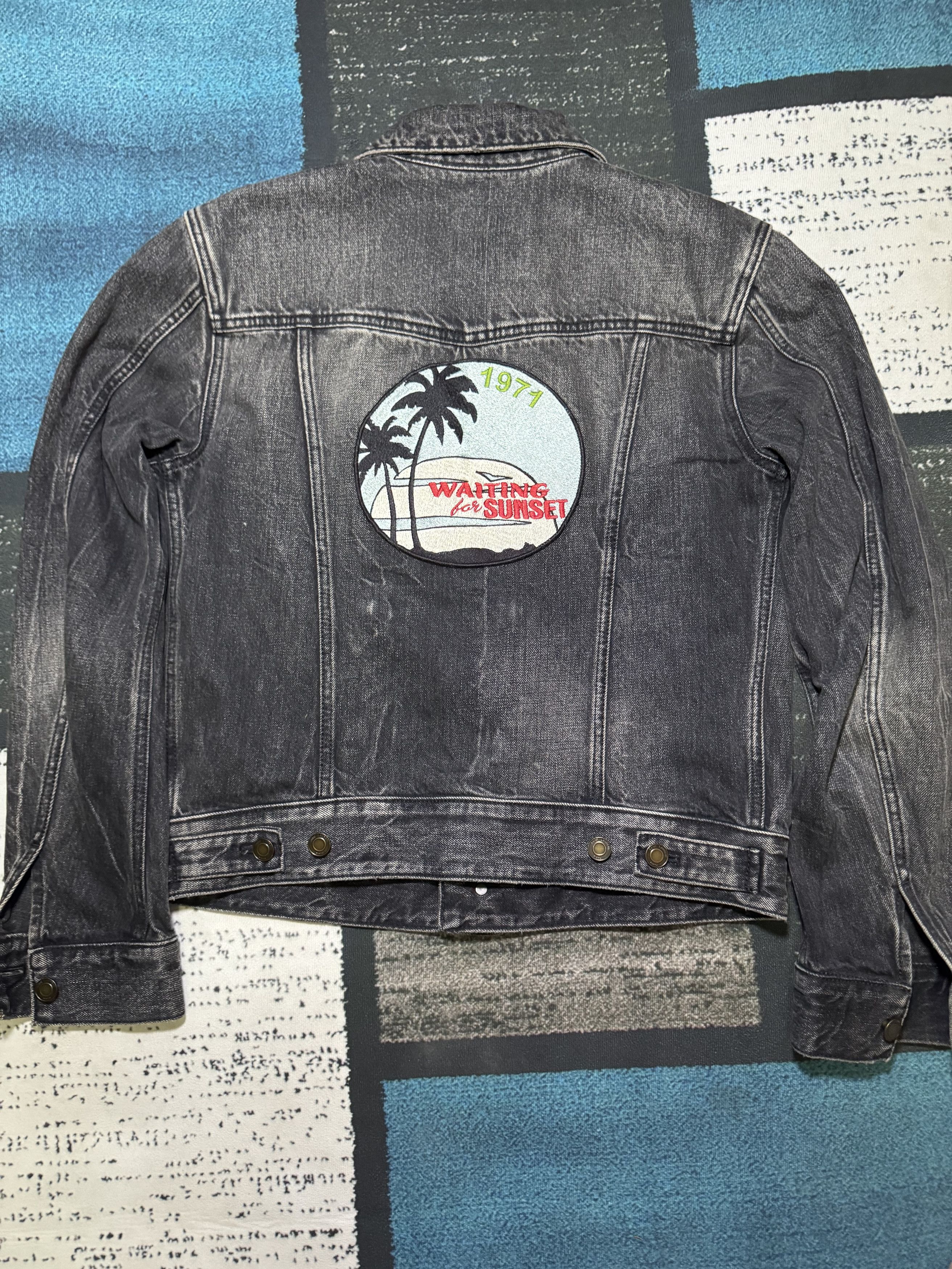 Saint Laurent Paris Saint Laurent Waiting for Sunset Denim Jacket Size US M / EU 48-50 / 2 - 1 Thumbnail