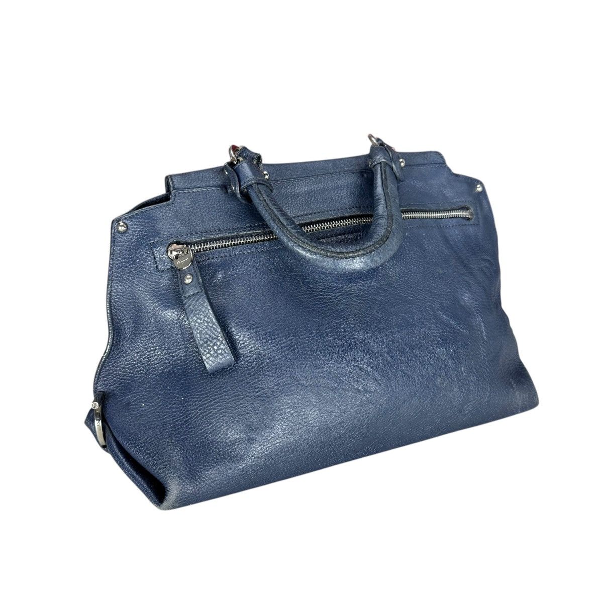 Salvatore Ferragamo 🔥SALVATORE FERRAGAMO SOFIA LEATHER HANDBAG Size ONE SIZE - 4 Thumbnail