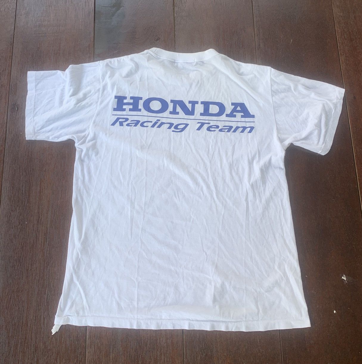Honda Vintage Honda Racing Team Japan white tee Size US M / EU 48-50 / 2 - 1 Thumbnail