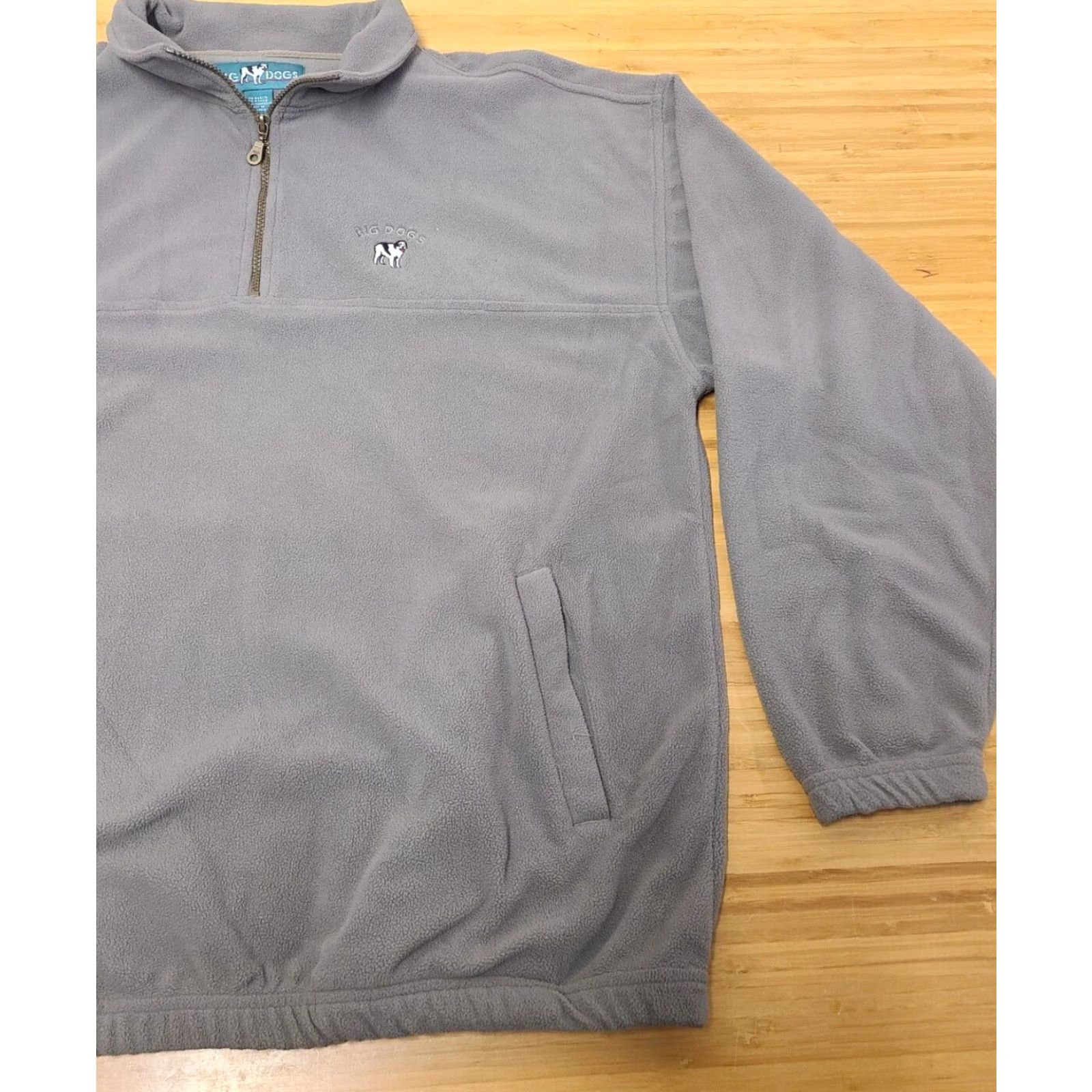 Big Dogs VINTAGE Big Dogs 1/4 Zip Sweater Sweatshirt Pullover Men XL Gray 90s Sweatshirt Pullover Casual Logo Crew Neck Long Sleeve Size US XL / EU 56 / 4 - 2 Thumbnail