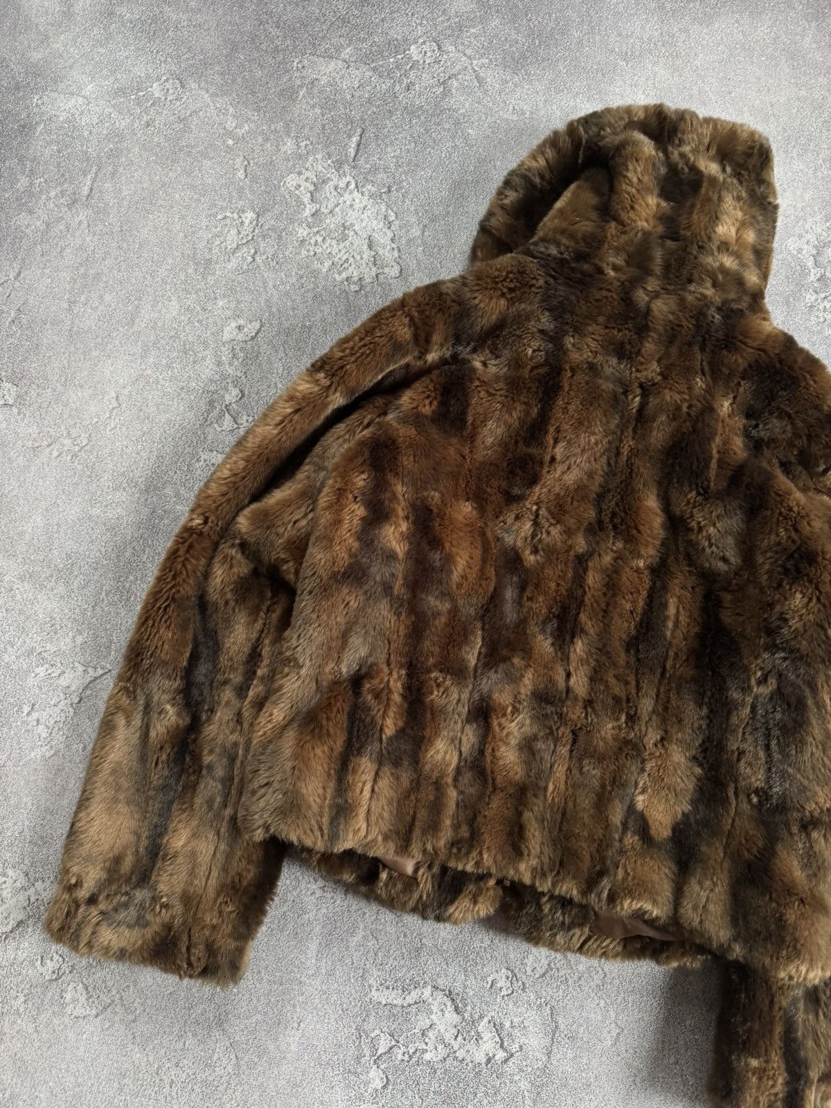 Hysteric Glamour CIBYLL 38/M retro vintage faux fur coat jacket Y2K L.G.B. Size M / US 6-8 / IT 42-44 - 17 Thumbnail