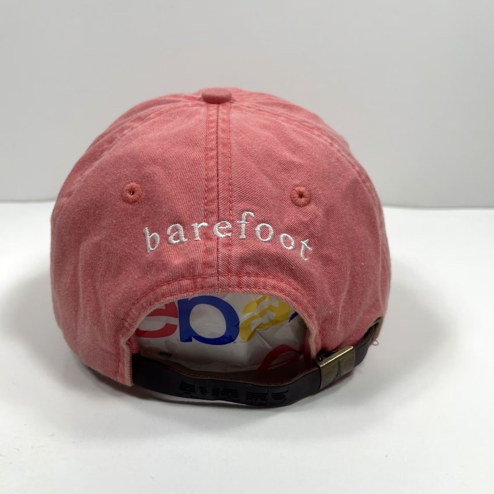 Vintage Adams Hat Cap Adult Pink Texas Embroidered Adjustable Leather StrapBack Womens Size ONE SIZE - 5 Thumbnail
