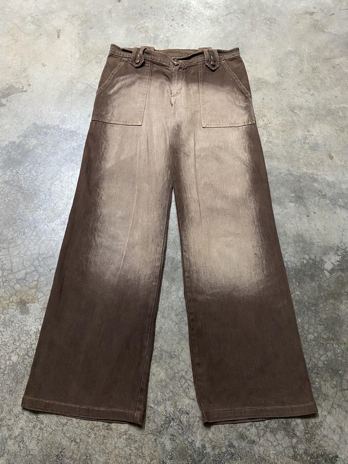 Hysteric Glamour Japanese Crazy Fade Bush Pocket Baggy Jeans 231 Size US 32 / EU 48 - 7 Thumbnail