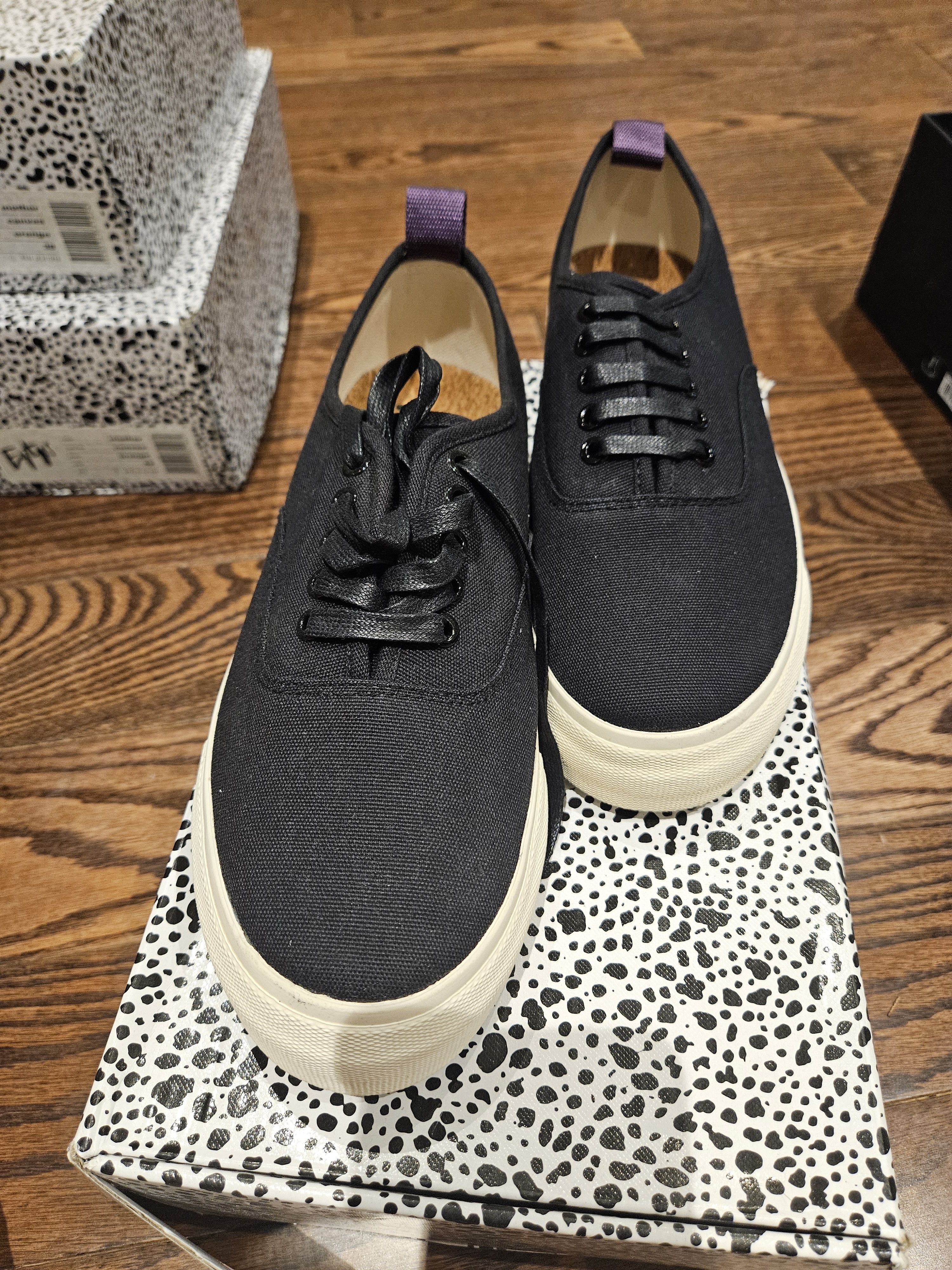 Eytys (Final Sale) Eytys Black Canvas Sneakers (Sz 7) Size US 8 / IT 38 - 5 Thumbnail
