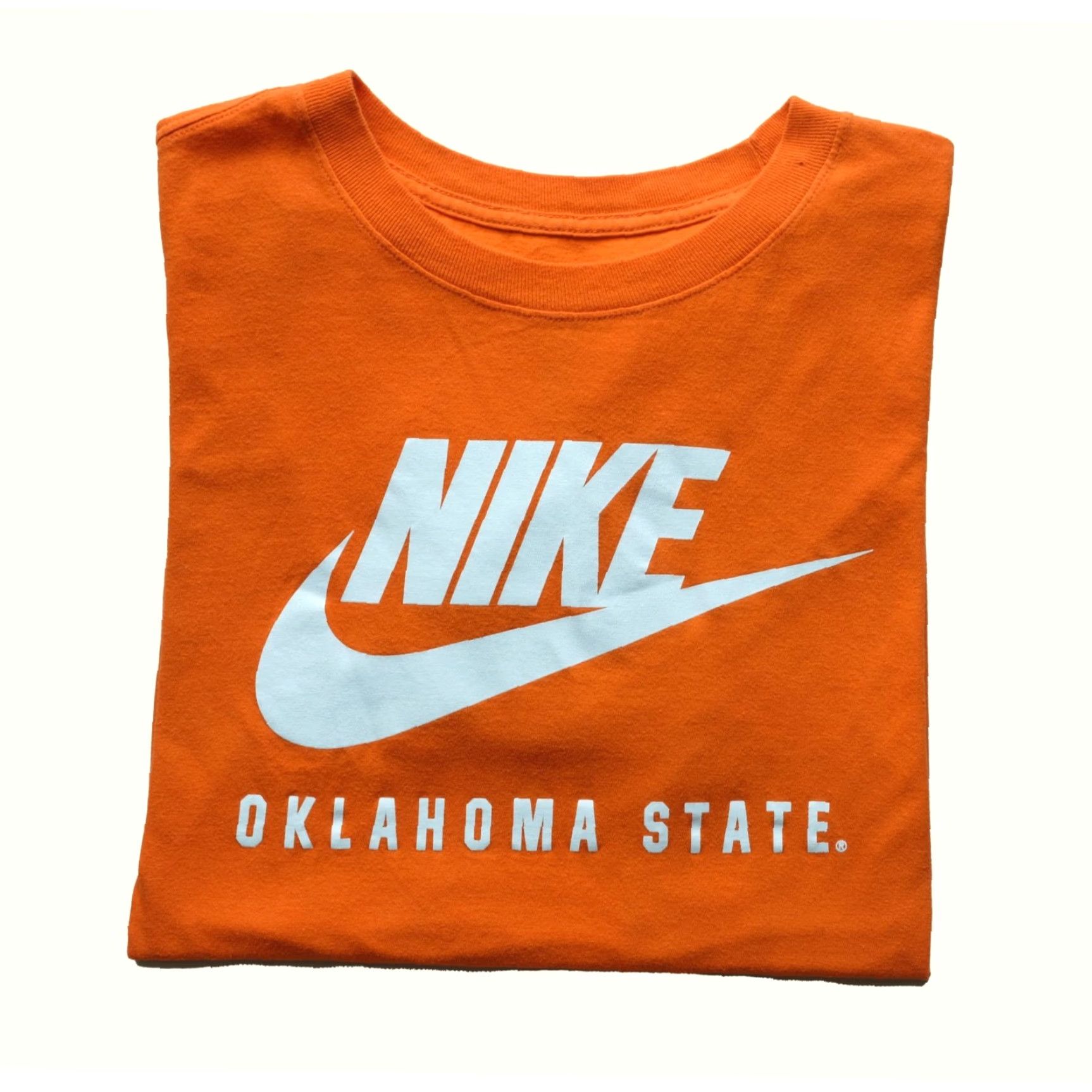 Nike VINTAGE NIKE NCAA OSU OKLAHOMA STATE COWBOYS UNIVERSITY ORANGE T SHIRT Mens SZ L Size US L / EU 52-54 / 3 - 2 Thumbnail