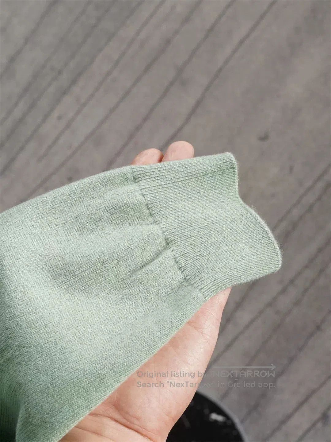 Hermes Hermes Men's Green Cashmere Sweater. Size US XL / EU 56 / 4 - 6 Thumbnail