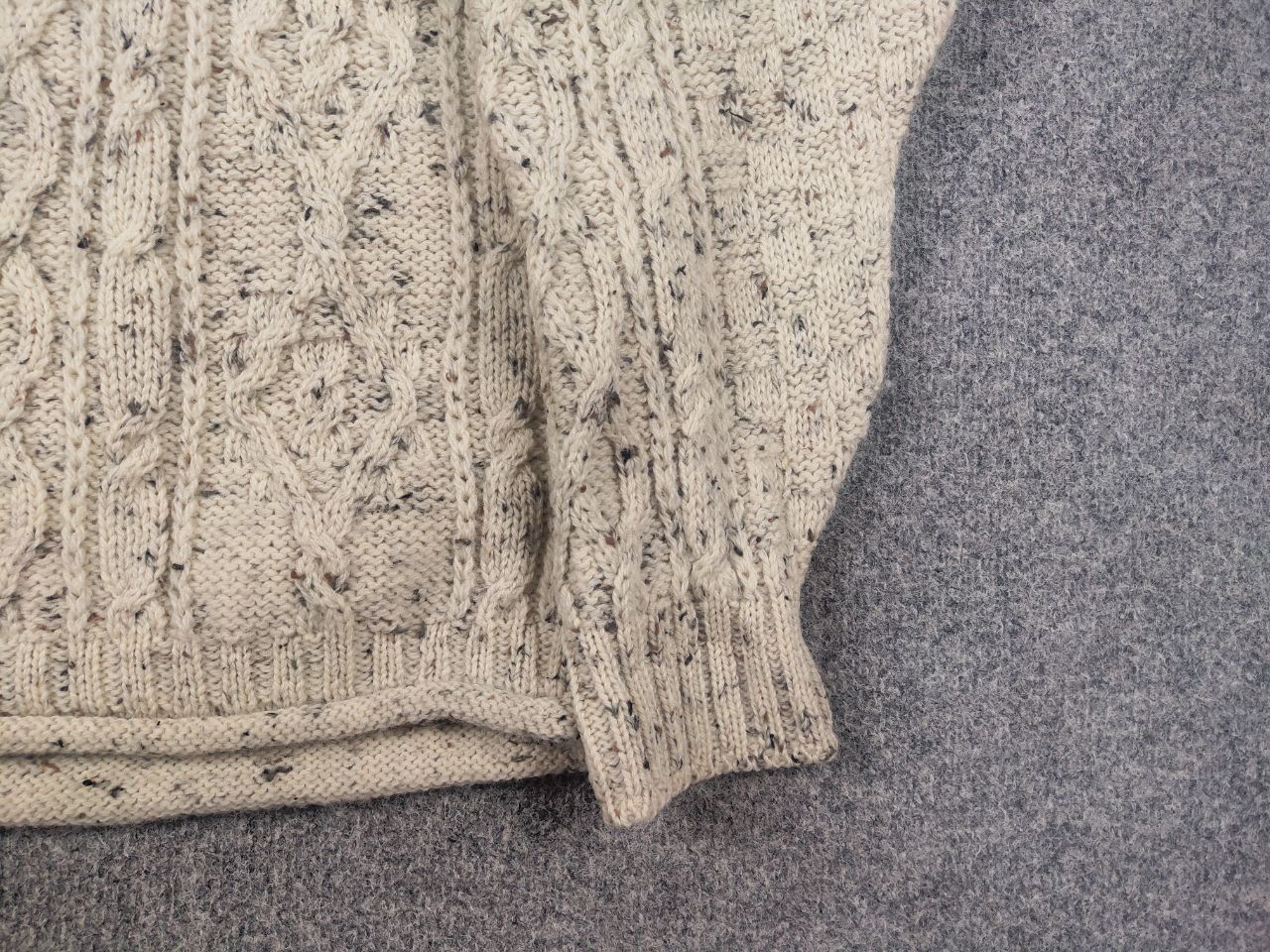 Vintage Inisfree Vintage Ireland Fisherman Cable Knit Sweater Inis Size US M / EU 48-50 / 2 - 3 Thumbnail
