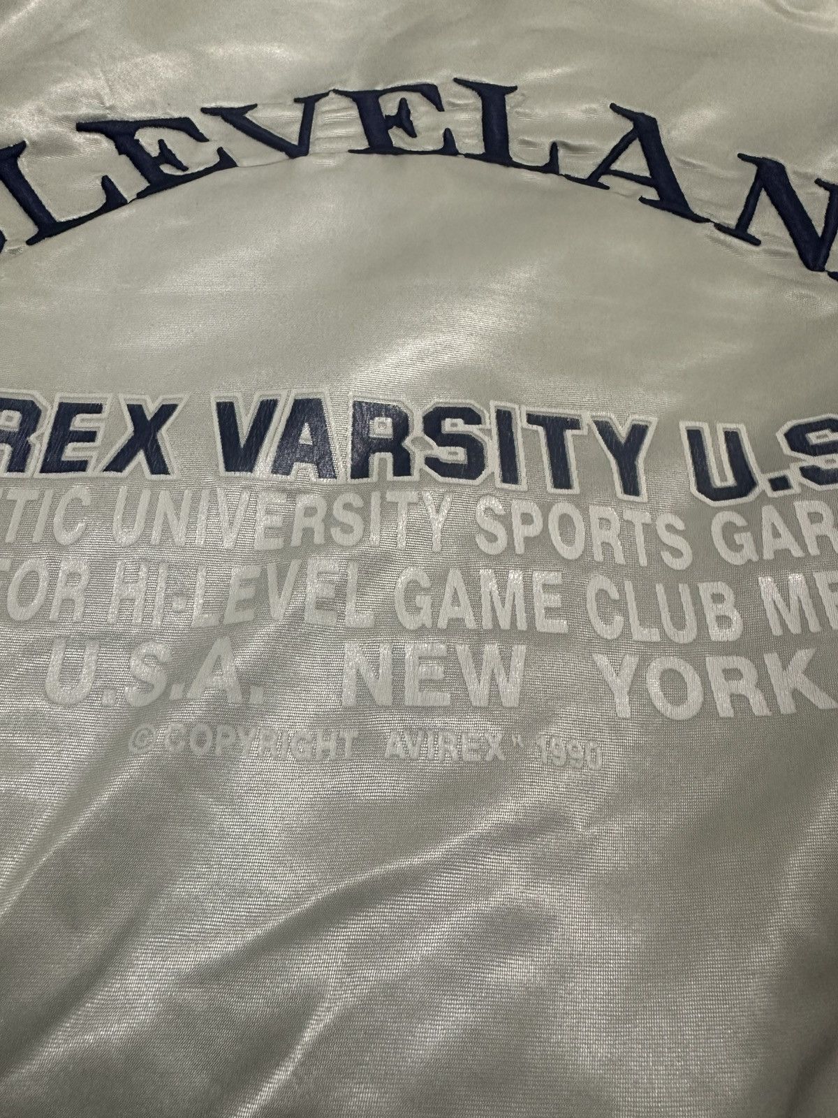 Avirex Vintage 90’s AVIREX Varsity Cleveland University Big Logo Size US M / EU 48-50 / 2 - 10 Thumbnail