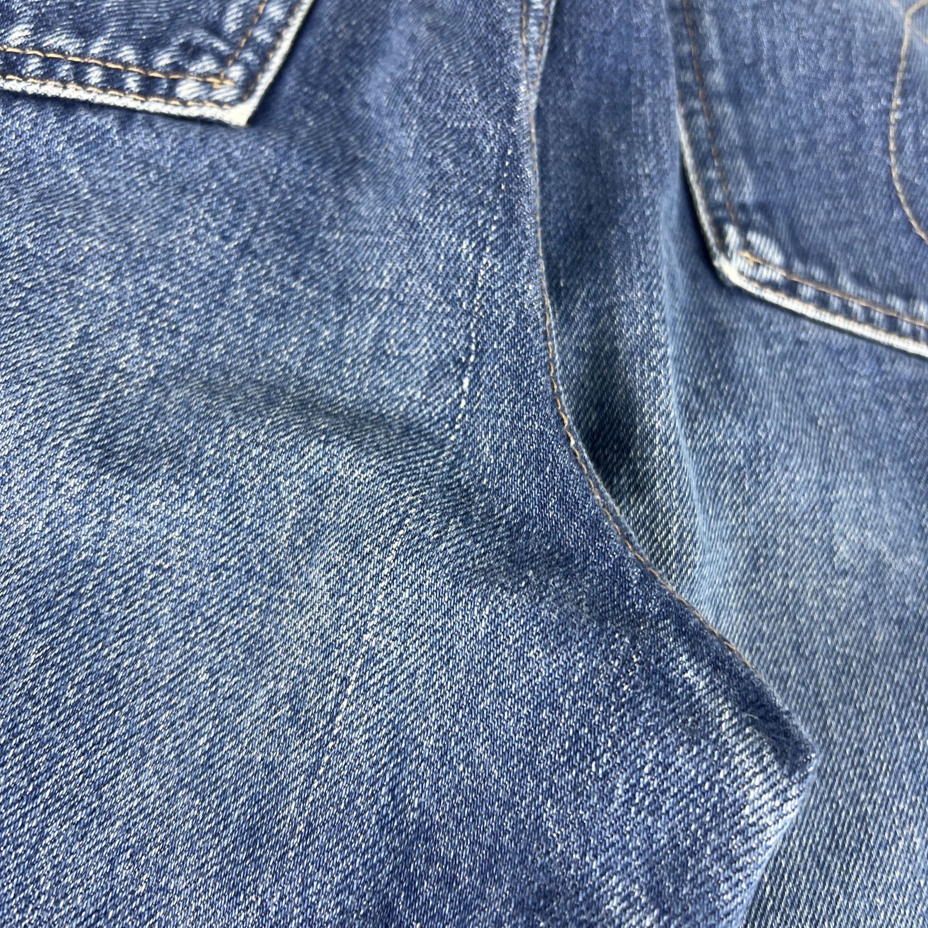 Calvin Klein VTG 80s Calvin Klein Jeans High Rise Straight Blue Denim Size 28" / US 6 / IT 42 - 3 Thumbnail