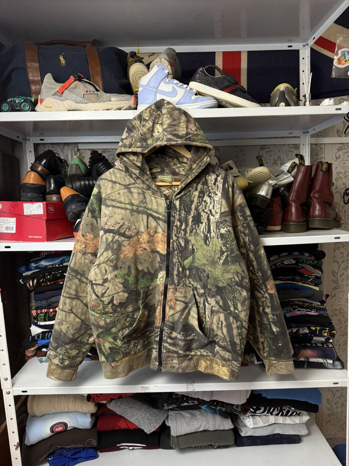 Carhartt Crazy Vintage Y2K Realtree Camo Zip Hoodie Carhartt Style Size US M / EU 48-50 / 2 - 1 Thumbnail