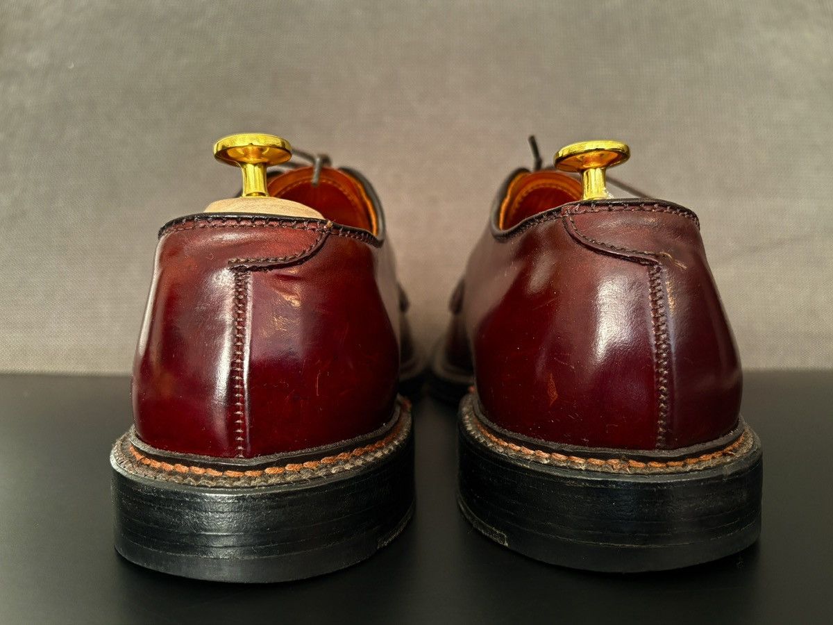 Alden Alden PTB 7.5 Color 8 Shell Cordovan Plain Toe Blucher Size US 7.5 / EU 40-41 - 5 Thumbnail
