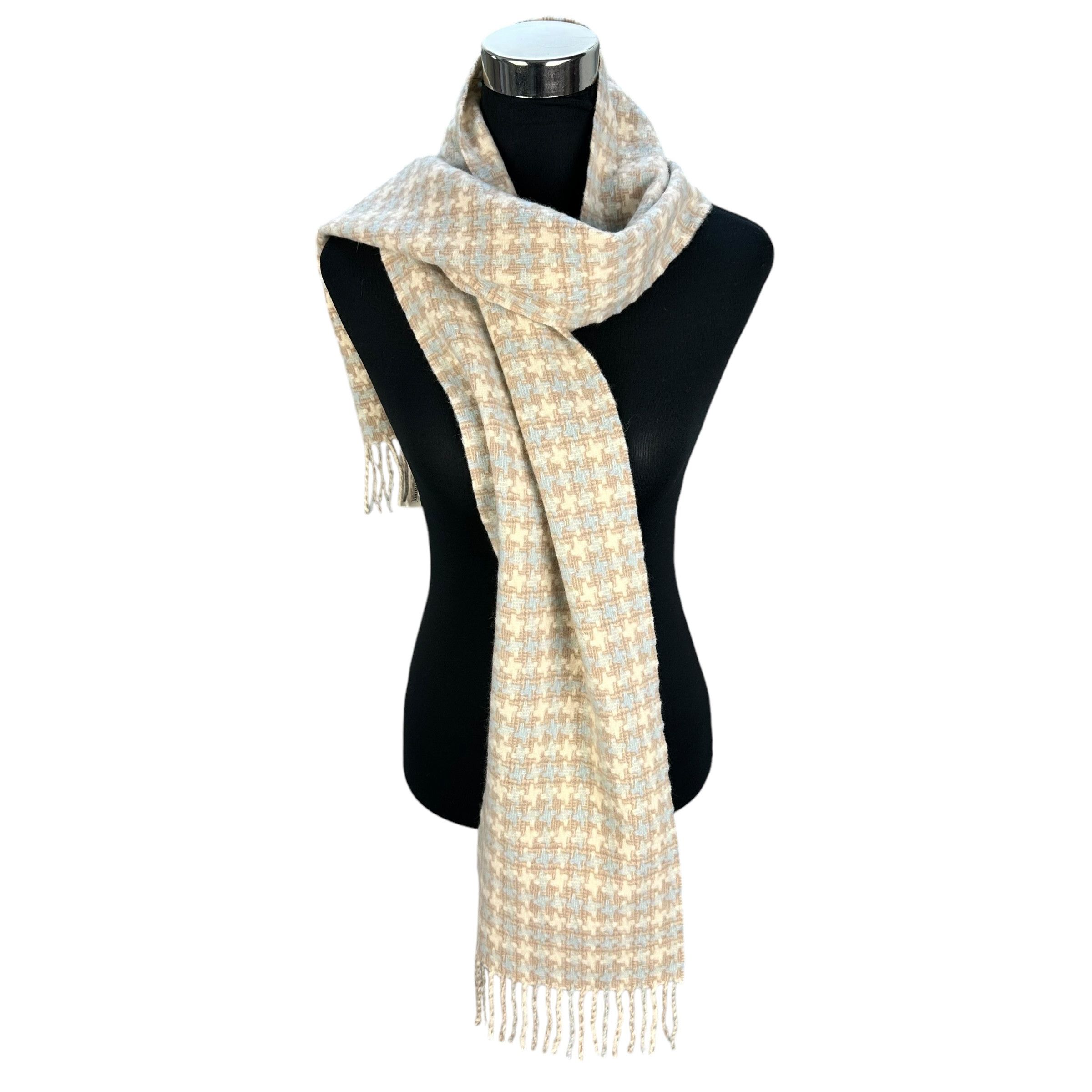 Japanese Brand JOHNSTONS Wool Cashmere Muffler Neckwear Scarves #A62-1490 Size ONE SIZE - 1 Thumbnail