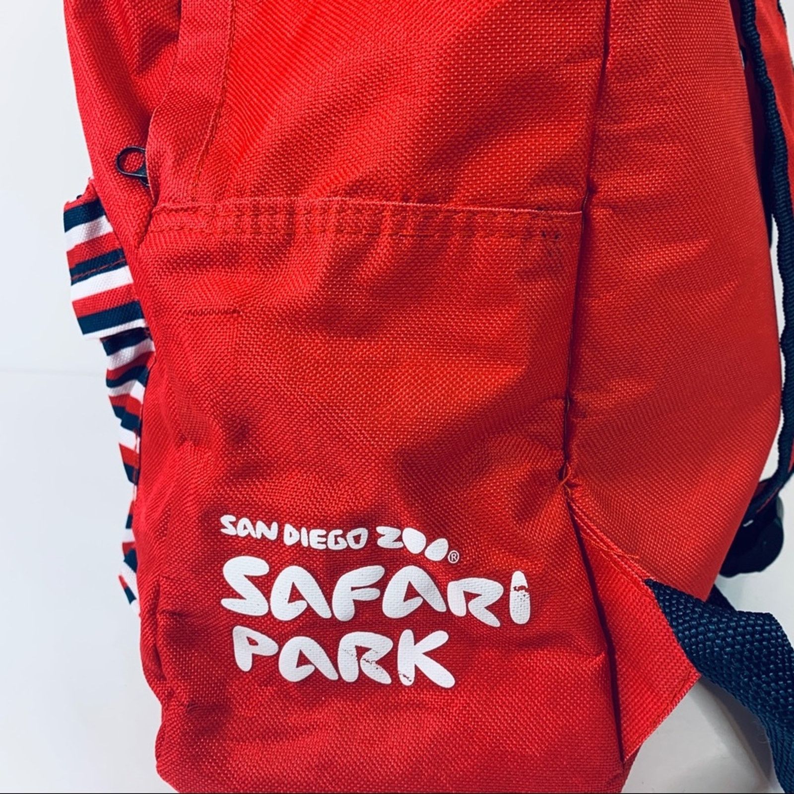 MLB LA Angels / San Diego Zoo Backpack Safari Striped California Size ONE SIZE - 3 Thumbnail