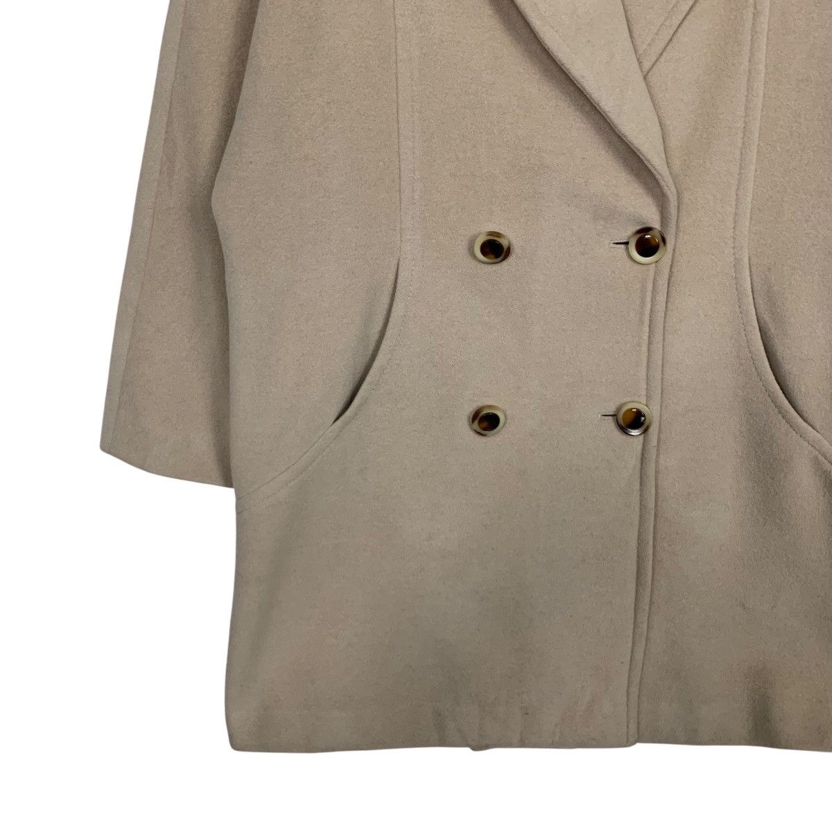 Other Vintage JENNI Double Breast Wool Blend Coat #2926-C132 Size L / US 10 / IT 46 - 3 Thumbnail