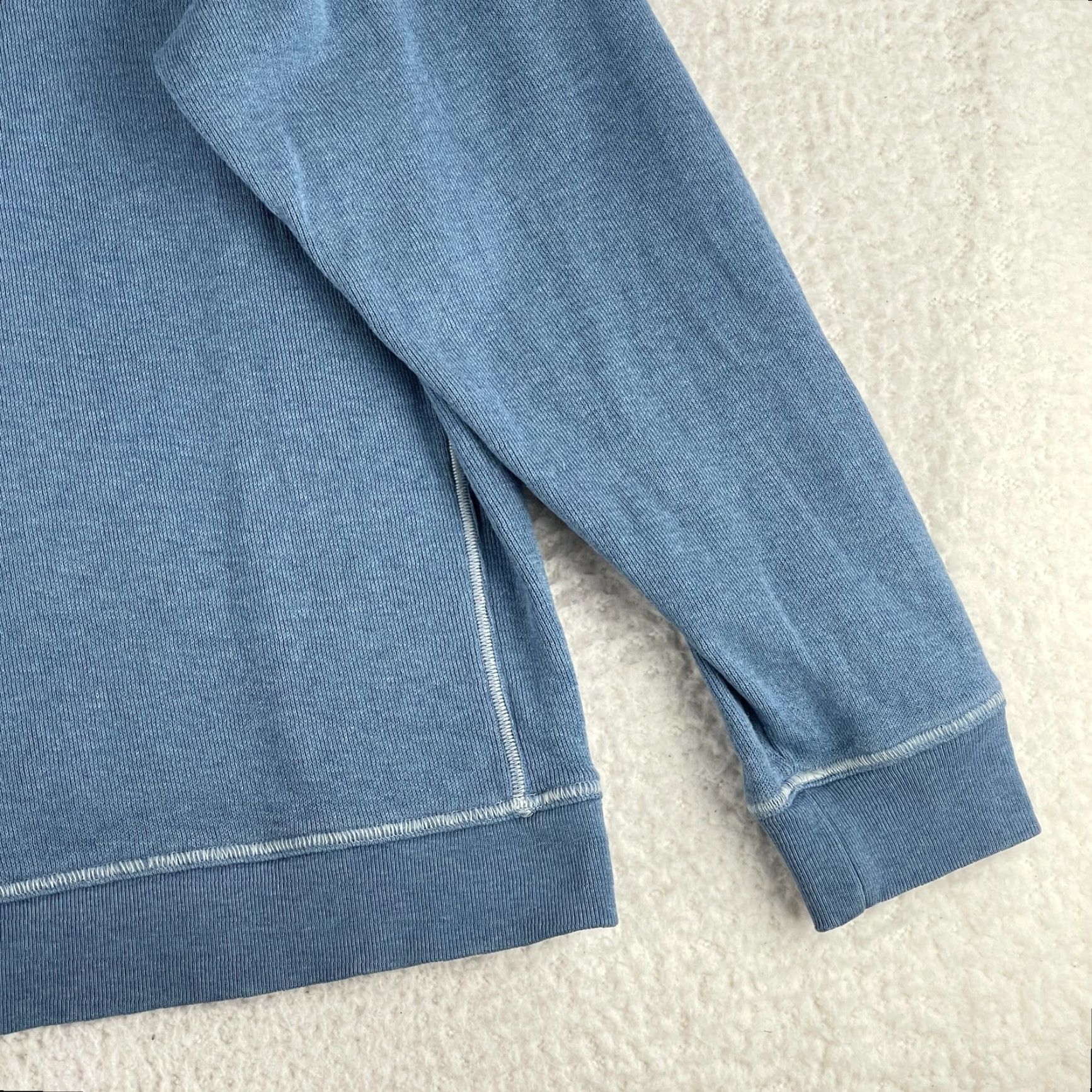 Vintage L.L. Bean Blue Traditional Fit 1/4 Zip Sweater Mens XL Long Sleeve Cotton Size US XL / EU 56 / 4 - 5 Thumbnail